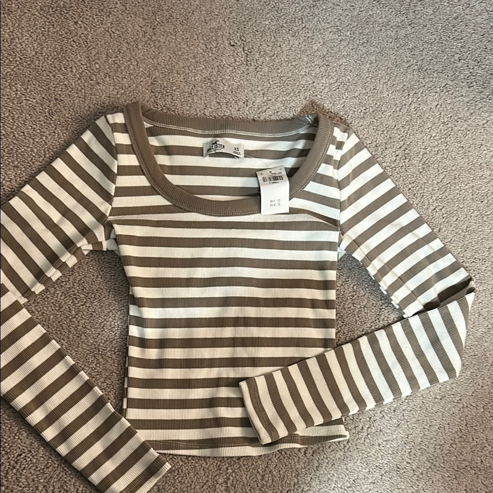 Striped Long Sleeve Top